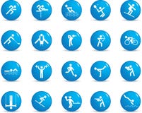 Sport Icon Set Royalty Free Stock Images