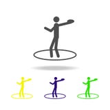 sporta miotania dyska stubarwne ikony Element sport stubarwne ikony Może używać dla sieci, logo, mobilny app, UI, UX ilustracja wektor sporta miotania dyska stubarwne ikony Element sport stubarwne ikony Może używać dla sieci, logo, mobilny app, UI, UX ilustracja wektor