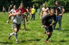 Sportkonkurrens i den Kaluga regionen i Ryssland royaltyfria foton Sportkonkurrens i den Kaluga regionen i Ryssland royaltyfria foton