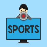 Sports des textes d'écriture de Word Le concept d'affaires pour l'effort physique d'activité et la personne ou l'équipe de compét illustration stock Sports des textes d'écriture de Word Le concept d'affaires pour l'effort physique d'activité et la personne ou l'équipe de compét illustration stock
