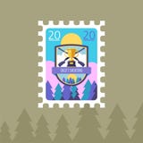 _ Sporty filiżanka i karabiny Wektorowa ilustracja postag ilustracja wektor _ Sporty filiżanka i karabiny Wektorowa ilustracja postag ilustracja wektor