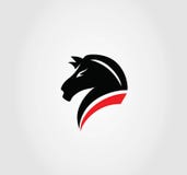 Sporty логотип лошади, дизайн вектора искусства иллюстрация вектора Sporty логотип лошади, дизайн вектора искусства иллюстрация вектора