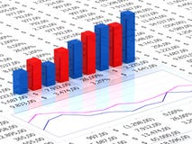Spreadsheet with blue graph Royalty Free Stock Image Spreadsheet with blue graph Royalty Free Stock Image