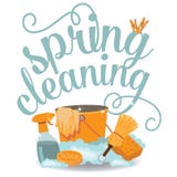 Spring Cleaning cheerful flat design EPS 10 vector vector illustration Spring Cleaning cheerful flat design EPS 10 vector vector illustration