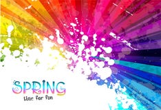 Spring Colorful Explosion Of Colors Background For Your Party Flyers Royalty Free Stock Images Spring Colorful Explosion Of Colors Background For Your Party Flyers Royalty Free Stock Images