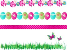 4 Spring Easter Borders Decorative Vector Stock Images 4 Spring Easter Borders Decorative Vector Stock Images