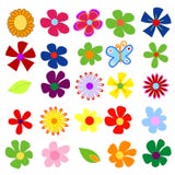 Flowers Vector Illustration Royalty Free Stock Images - Image: 2247119