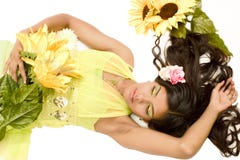 Spring Girl Royalty Free Stock Images Spring Girl Royalty Free Stock Images
