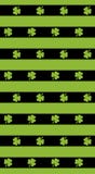 St. Patrick`s Day vector background.Seamless pattern stripes with green clover. St. Patrick`s Day vector pattern. Spring pattern. stock illustration St. Patrick`s Day vector background.Seamless pattern stripes with green clover. St. Patrick`s Day vector pattern. Spring pattern. stock illustration