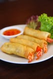 Spring Roll Prawn Royalty Free Stock Image Spring Roll Prawn Royalty Free Stock Image