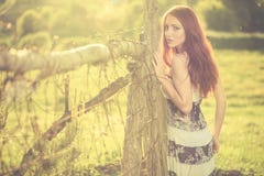 Spring Woman Portrait Stock Images Spring Woman Portrait Stock Images