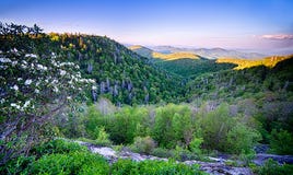 Springtime At Scenic Blue Ridge Parkway Appalachians Smoky Mount Royalty Free Stock Photo