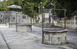 Zadar square of the five wells royalty free stock photo Zadar square of the five wells royalty free stock photo