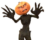 Sr. Pumpkin aislado en el fondo blanco ilustración 3D stock de ilustración Sr. Pumpkin aislado en el fondo blanco ilustración 3D stock de ilustración