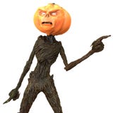 Sr. Pumpkin aislado en el fondo blanco ilustración 3D ilustración del vector Sr. Pumpkin aislado en el fondo blanco ilustración 3D ilustración del vector