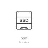 ssd διάνυσμα εικονιδίων από τη συλλογή τεχνολογίας Η λεπτή γραμμή ssd περιγράφει τη διανυσματική απεικόνιση εικονιδίων Περίληψη, ελεύθερη απεικόνιση δικαιώματος ssd διάνυσμα εικονιδίων από τη συλλογή τεχνολογίας Η λεπτή γραμμή ssd περιγράφει τη διανυσματική απεικόνιση εικονιδίων Περίληψη, ελεύθερη απεικόνιση δικαιώματος