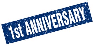 1st anniversary stamp. 1st anniversary grunge vintage stamp isolated on white background. 1st anniversary. sign vector illustration 1st anniversary stamp. 1st anniversary grunge vintage stamp isolated on white background. 1st anniversary. sign vector illustration