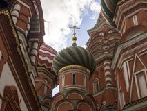 St. Basil`s Cathedral On Red Square In Moscow Stock Image - Image of