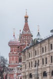 St. Basil`s Cathedral on Red Square in winter, Moscow, Russia. stock image St. Basil`s Cathedral on Red Square in winter, Moscow, Russia. stock image