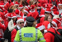 santas, 21st dec 2014- Santa day London stock images santas, 21st dec 2014- Santa day London stock images