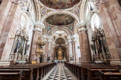 St James Cathedral, Innsbruck Fotografie Stock St James Cathedral, Innsbruck Fotografie Stock