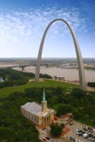 St. Louis Arch - The Jefferson Royalty Free Stock Photography