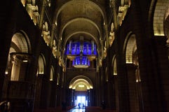 St Nicholas Cathedral binnenland, Monaco stock afbeelding St Nicholas Cathedral binnenland, Monaco stock afbeelding