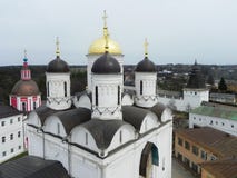 St. pafnutyev Borovsky monastery. Kaluga region. stock photo St. pafnutyev Borovsky monastery. Kaluga region. stock photo