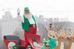 St- Patrick` s Tagesparade Chicago 2016 lizenzfreie stockfotografie St- Patrick` s Tagesparade Chicago 2016 lizenzfreie stockfotografie