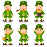 St. Patrick s van de beeldverhaalkabouter Dagreeks Stock Fotografie St. Patrick s van de beeldverhaalkabouter Dagreeks Stock Fotografie