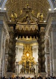 St- Peter` s Basiiica Innenraum lizenzfreie stockbilder St- Peter` s Basiiica Innenraum lizenzfreie stockbilder