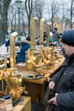 St Petersburg, Rosja, Marzec 10, 2019 Kontuary z tradycyjnymi Rosyjskimi fundami w Peter i Paul fortecy zdjęcia stock St Petersburg, Rosja, Marzec 10, 2019 Kontuary z tradycyjnymi Rosyjskimi fundami w Peter i Paul fortecy zdjęcia stock