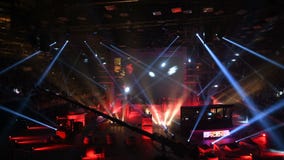 ST PETERSBURG RYSSLAND - OKTOBER 28 2017: EPICENTRUMräknareslag: Global offensiv cybersporthändelse presentera arkivfilmer ST PETERSBURG RYSSLAND - OKTOBER 28 2017: EPICENTRUMräknareslag: Global offensiv cybersporthändelse presentera arkivfilmer