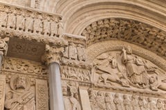 St Trophime Portal Detail (Arles, France) Royalty Free Stock Photography