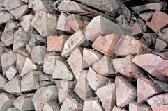 Stack of firewood for the stove. Royalty Free Stock Photo Stack of firewood for the stove. Royalty Free Stock Photo