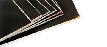 Stack Of Black Covered Magazines Royalty Free Stock Image Stack Of Black Covered Magazines Royalty Free Stock Image