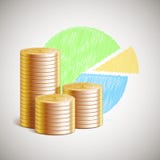 Stack Of Money Royalty Free Stock Photos