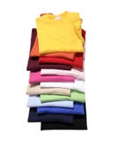 Stack Of T-Shirts Stock Photo Stack Of T-Shirts Stock Photo