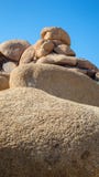 Stacked boulders in Joshua Tree National Park wall art for smartphone