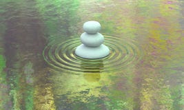 Stacked stone lake calm water view royalty free stock photo Stacked stone lake calm water view royalty free stock photo