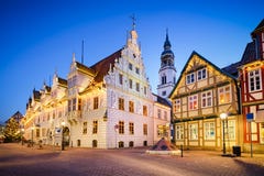 Stadhuis van Celle, Duitsland stock fotografie Stadhuis van Celle, Duitsland stock fotografie