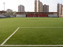 Stadium with a field for soccer