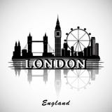 stadslondon horisont Typografisk design Vektor Eps10 stock illustrationer stadslondon horisont Typografisk design Vektor Eps10 stock illustrationer