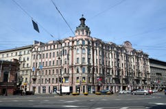 Stadssikter av St Petersburg royaltyfri fotografi Stadssikter av St Petersburg royaltyfri fotografi