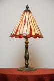 Stained Glass Lamp On Table Stock Image