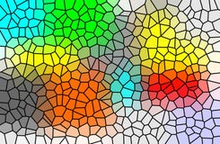 Stained glass and multi color geometric pattern vector illustration Stained glass and multi color geometric pattern vector illustration
