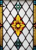 Stained-glass panel in the mus