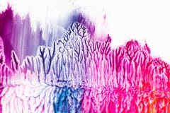 Stains of colorful nail polish on white background stock photos Stains of colorful nail polish on white background stock photos