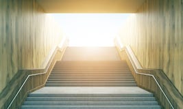 Stairway leading to sunshine vector illustration Stairway leading to sunshine vector illustration