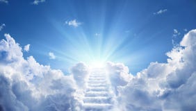 Stairway Leading Up To Heavenly Sky